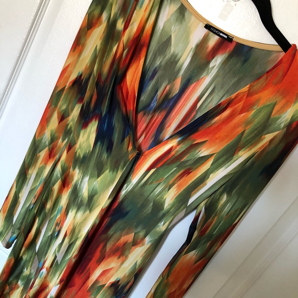 Super Cute Slinky Fashion Nova Dress